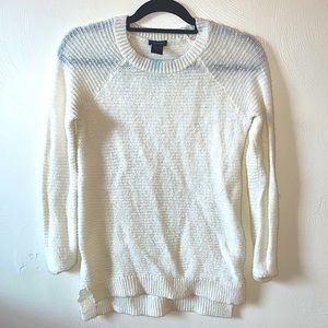 Ann Taylor White Knit Sweater